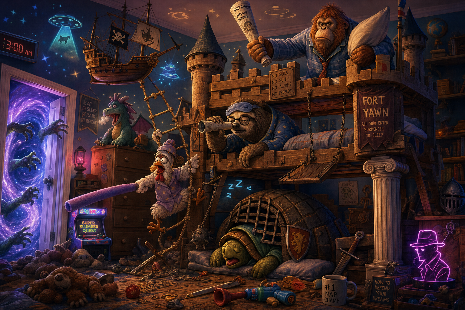 The Most Fortified Slumber Party in History